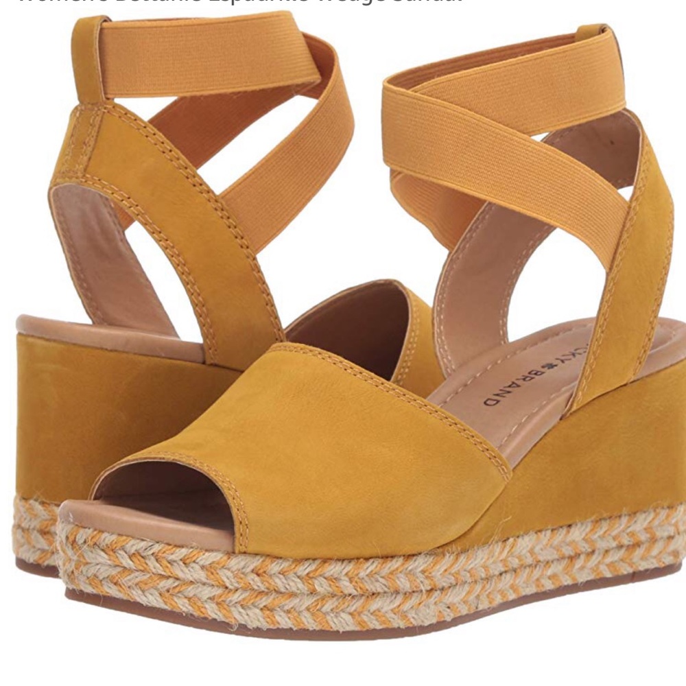 Lucky Brand Bettanie espadrille wedge sz 11